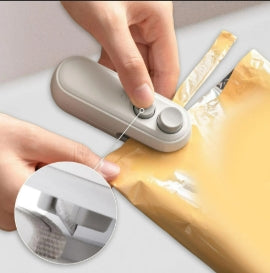 Mini Sellador De Bolsa 2 En 1 Recargable Portatil