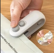 Mini Sellador De Bolsa 2 En 1 Recargable Portatil