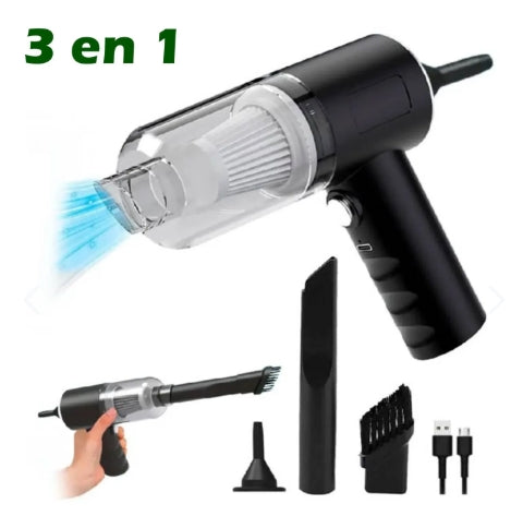 Mini aspirador Portatil 3 en 1 Pro